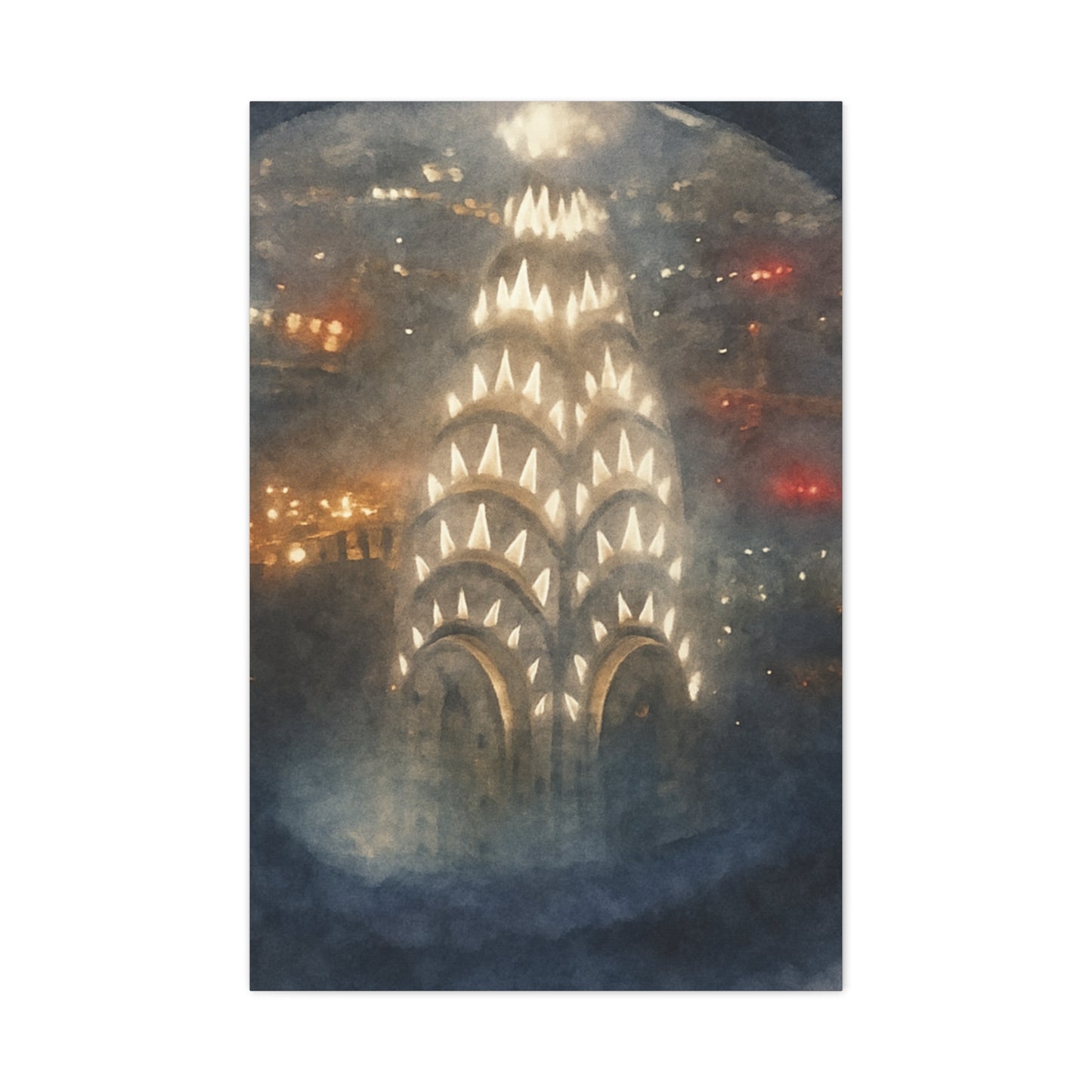 Through the Looking Glass, NYC Chrysler Building Canvas Print