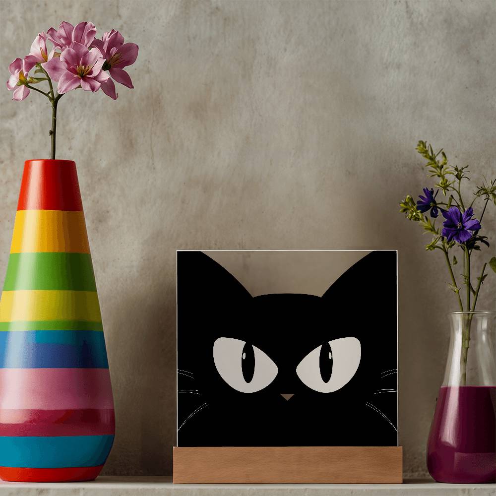 Black Cat LED Night Light