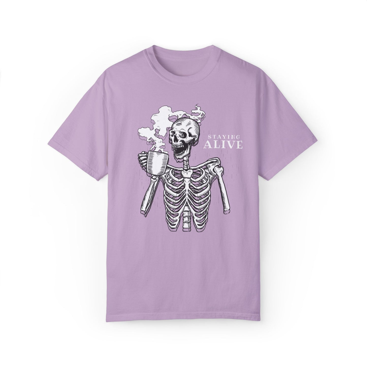 Staying Alive Happy Skeleton T-Shirt