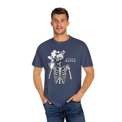 Staying Alive Happy Skeleton T-Shirt