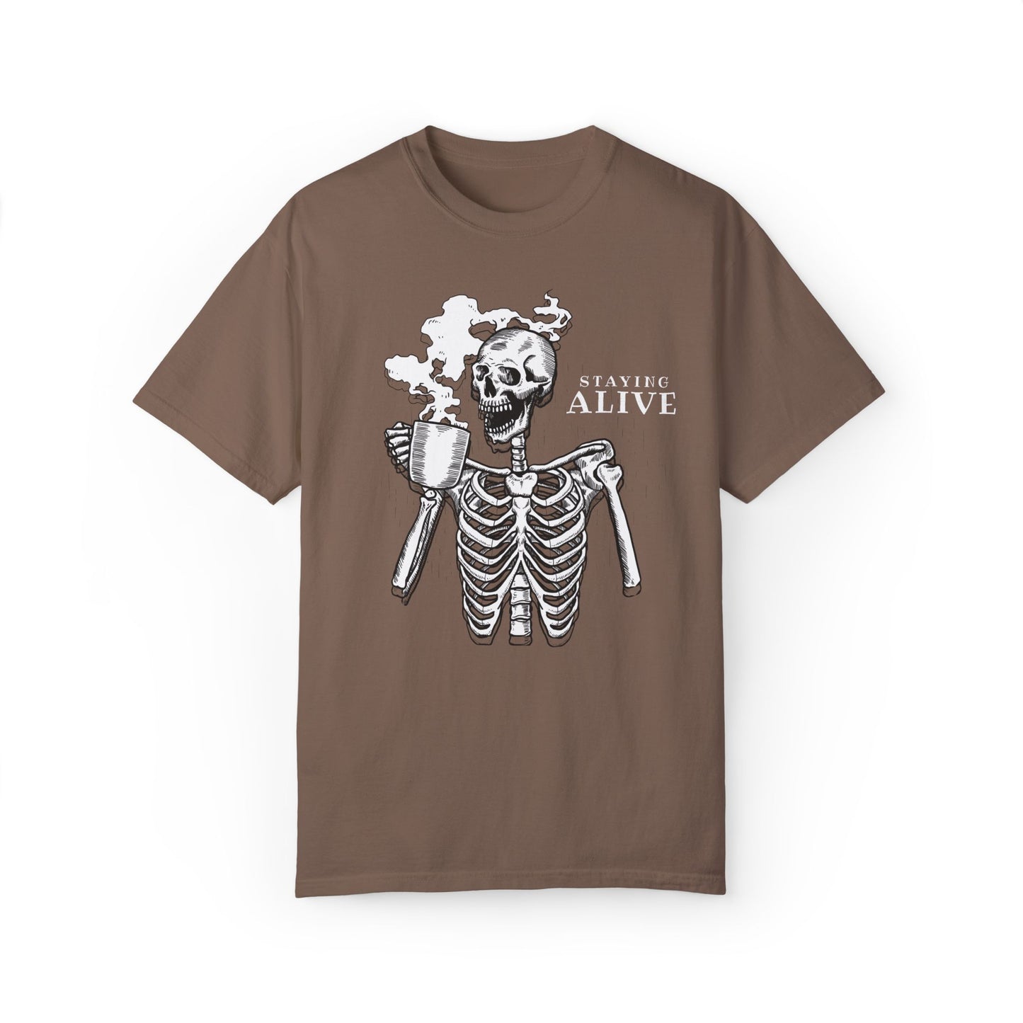 Staying Alive Happy Skeleton T-Shirt