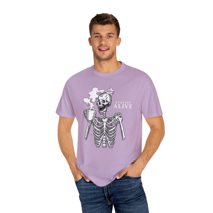 Staying Alive Happy Skeleton T-Shirt