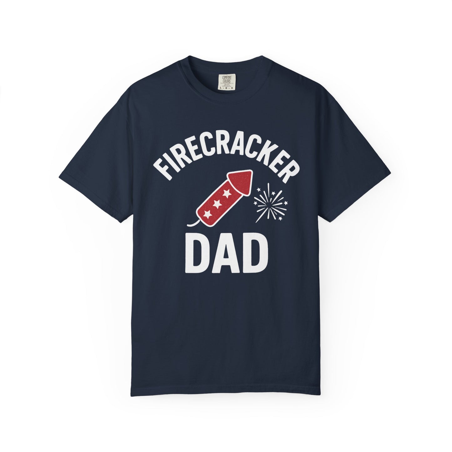 Firecracker Dad Patriotic Tee