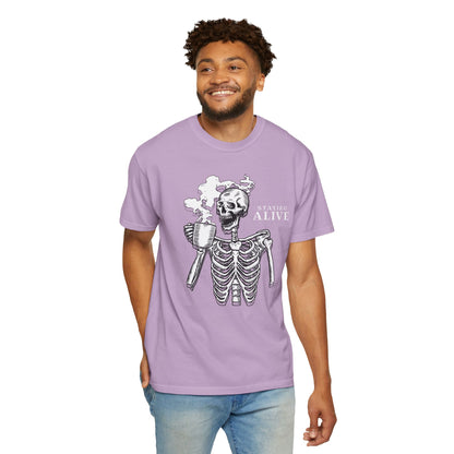 Staying Alive Happy Skeleton T-Shirt