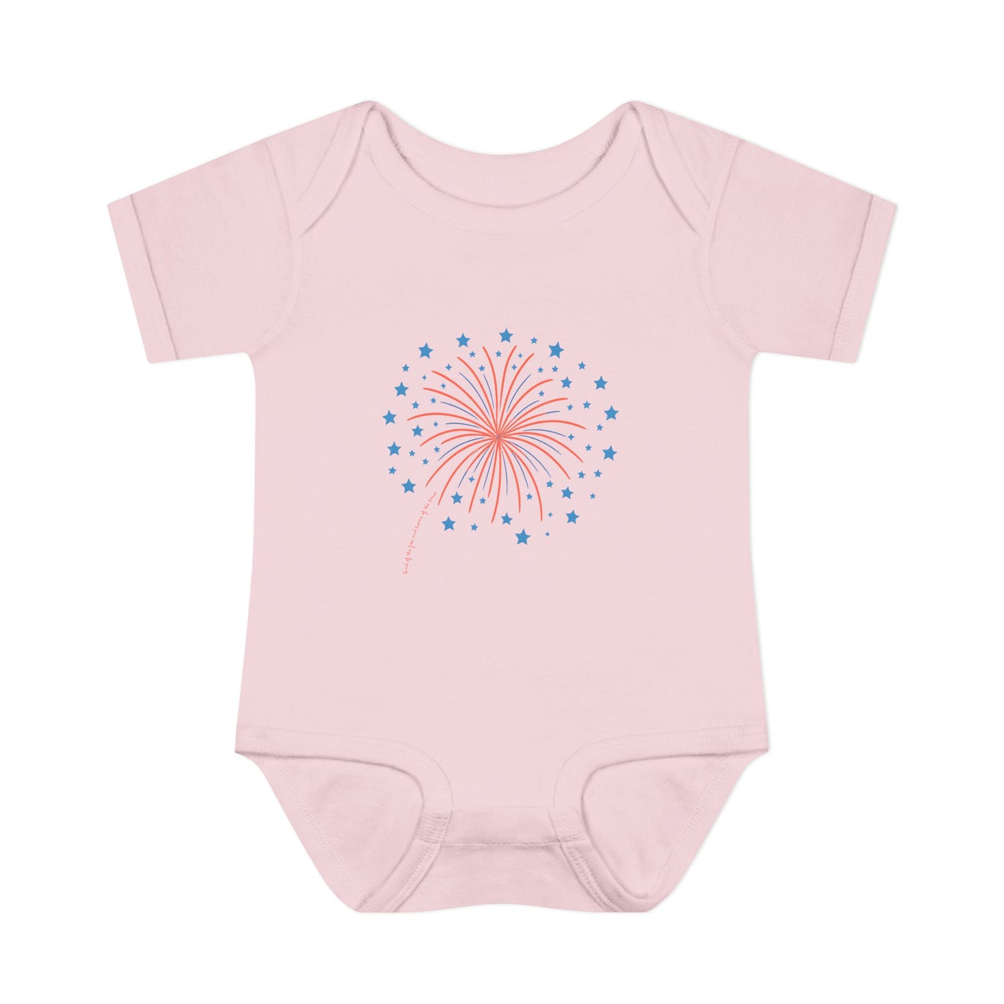 Starburst Fireworks Baby Onesie