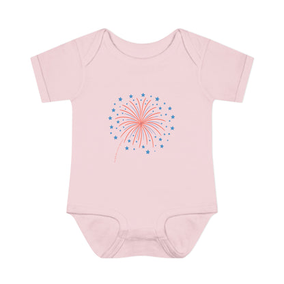 Starburst Fireworks Baby Onesie
