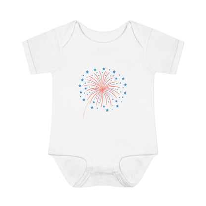 Starburst Fireworks Baby Onesie