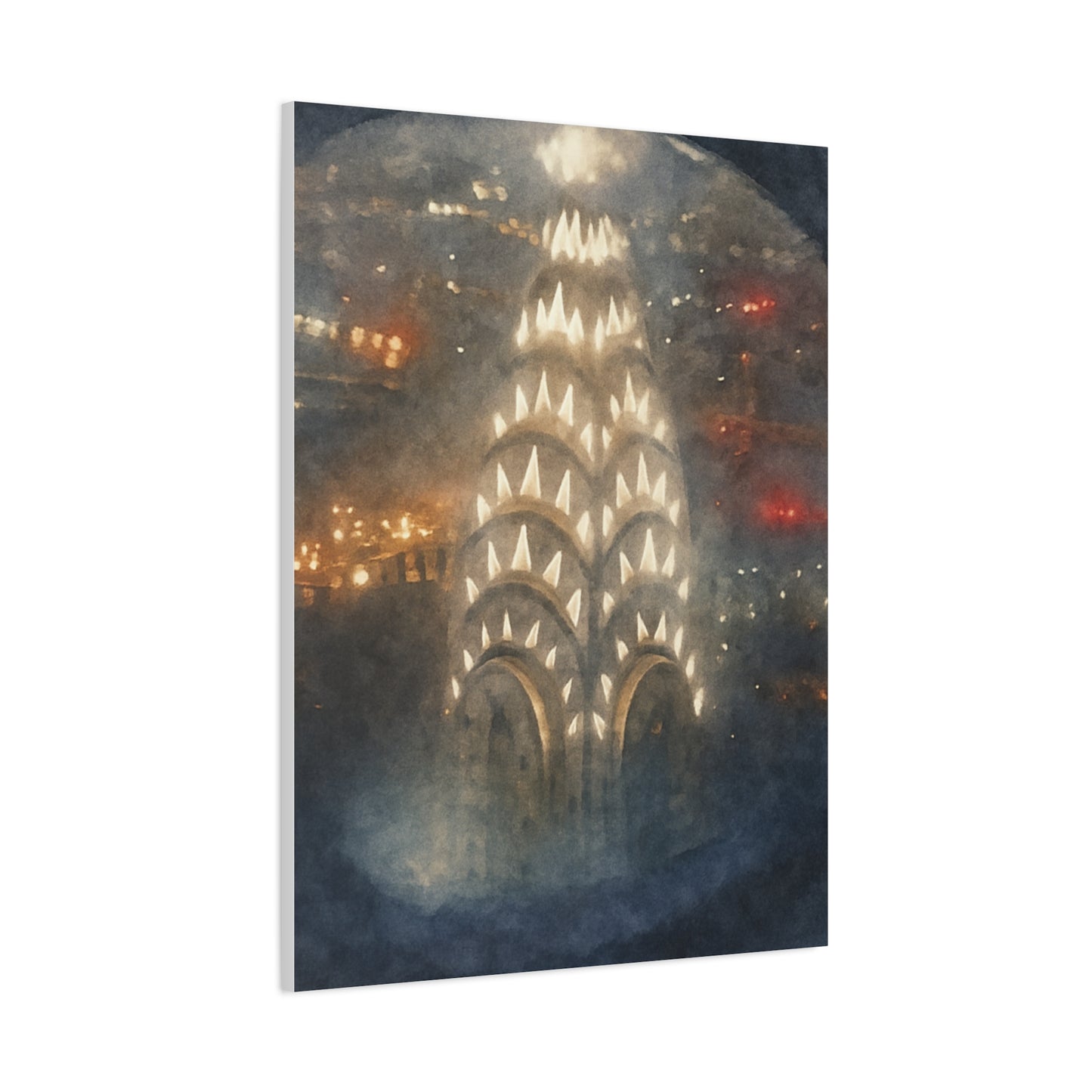 Through the Looking Glass, NYC Chrysler Building Canvas Print