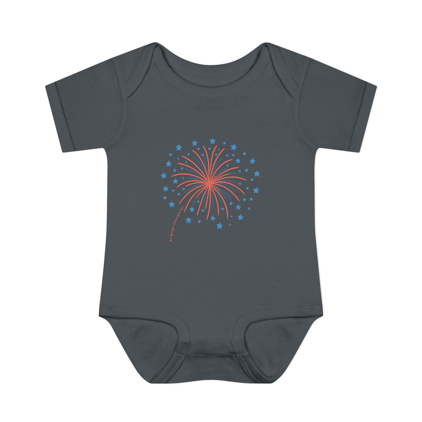 Starburst Fireworks Baby Onesie