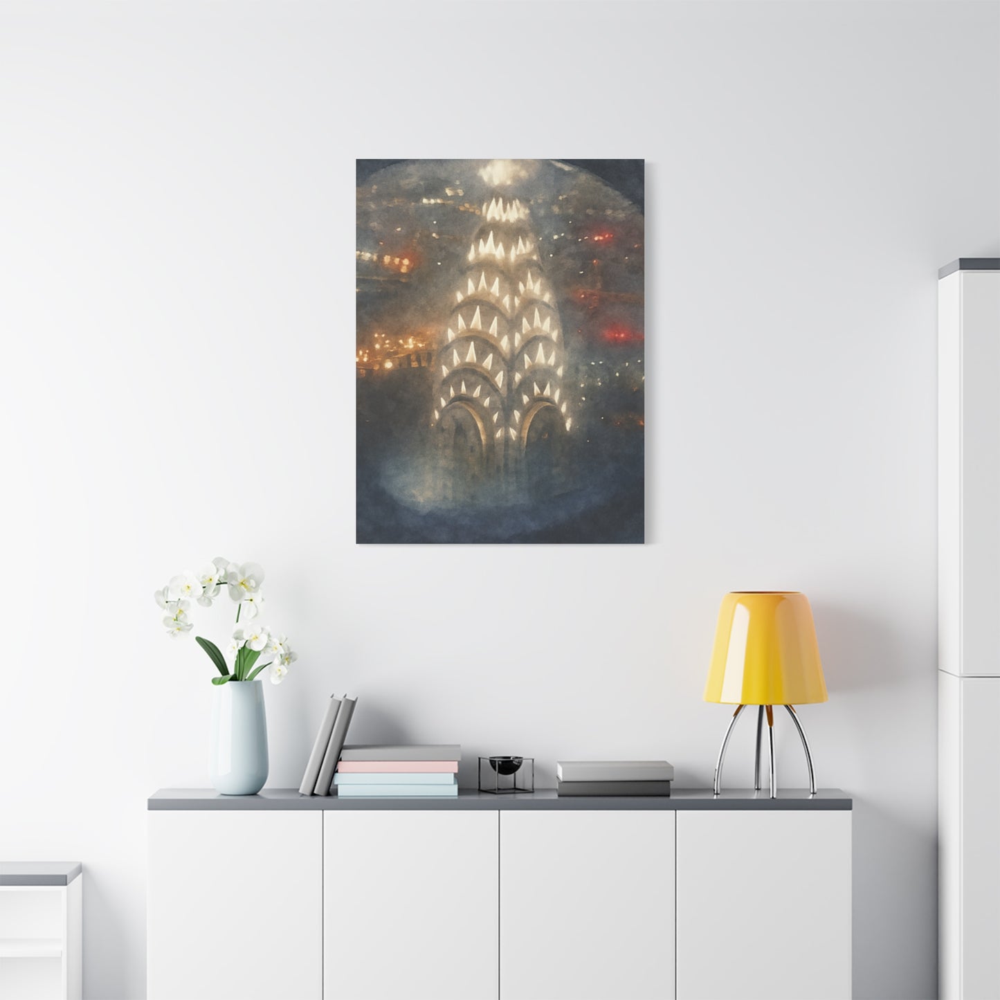 Through the Looking Glass, NYC Chrysler Building Canvas Print