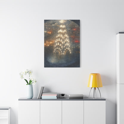 Through the Looking Glass, NYC Chrysler Building Canvas Print