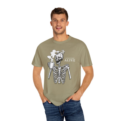 Staying Alive Happy Skeleton T-Shirt