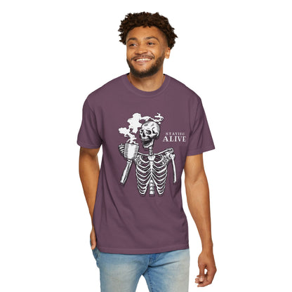 Staying Alive Happy Skeleton T-Shirt