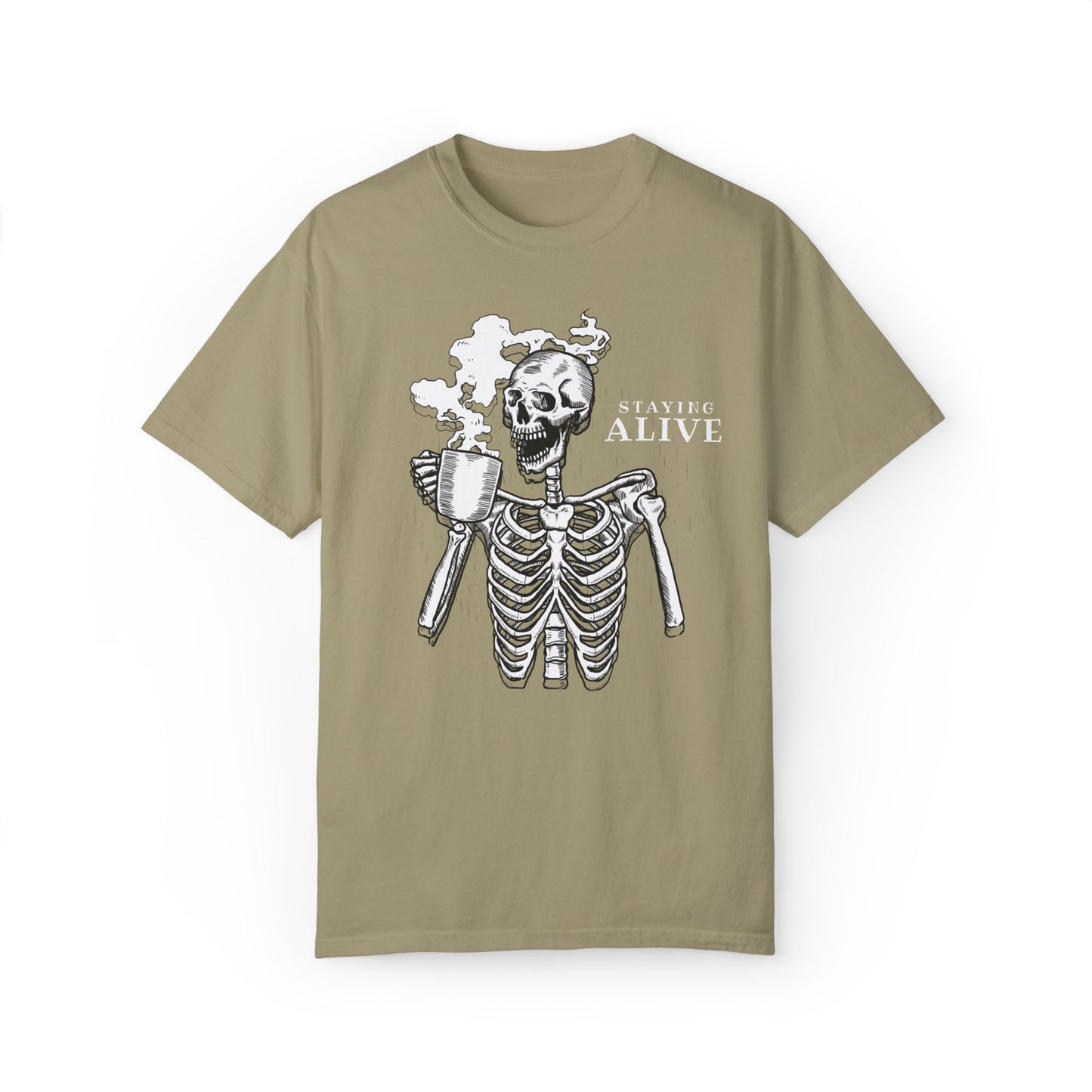 Staying Alive Happy Skeleton T-Shirt