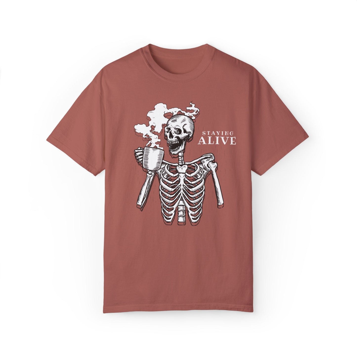 Staying Alive Happy Skeleton T-Shirt