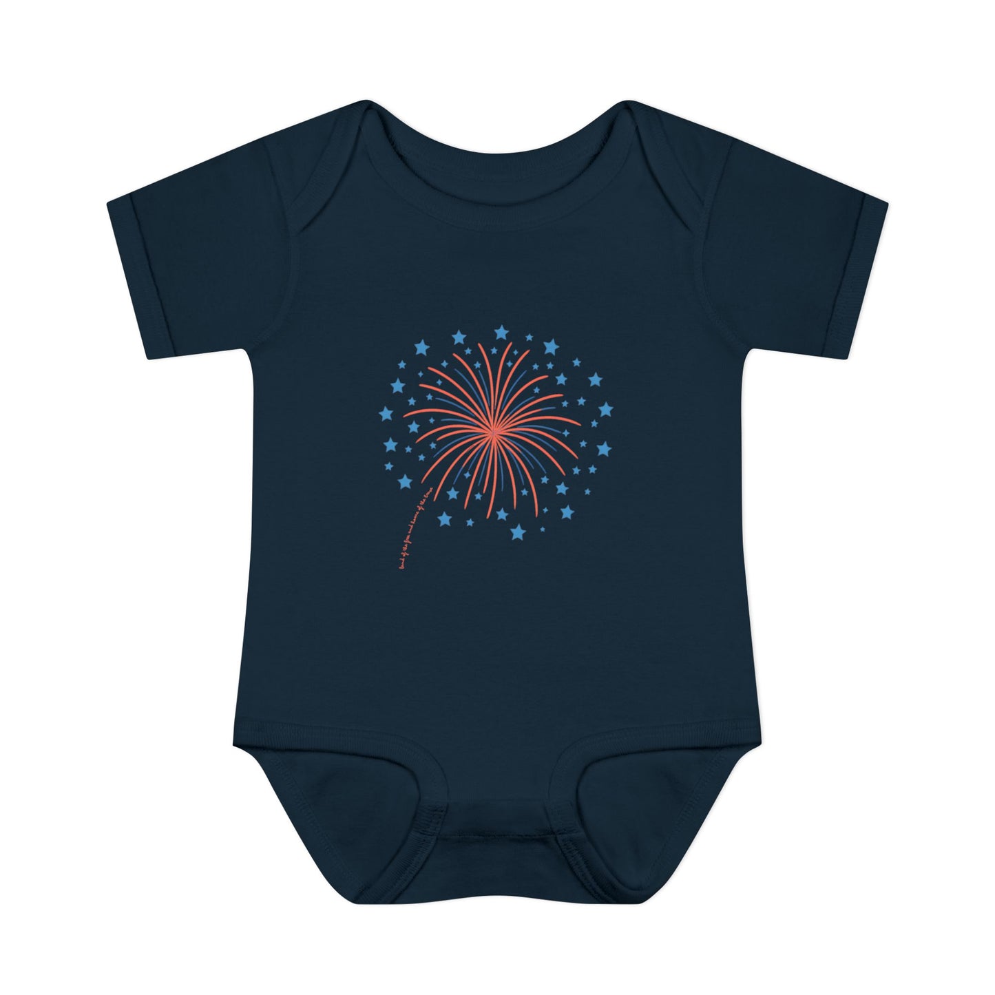 Starburst Fireworks Baby Onesie