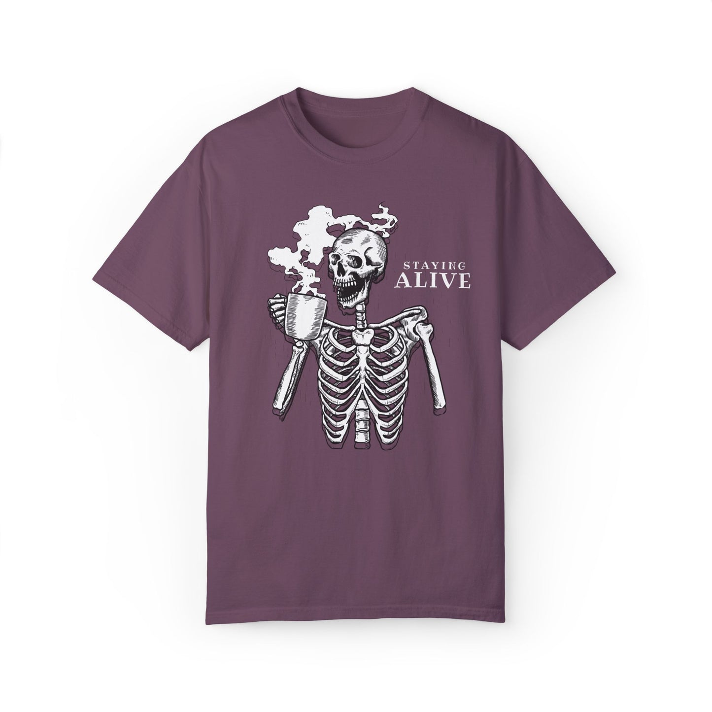 Staying Alive Happy Skeleton T-Shirt