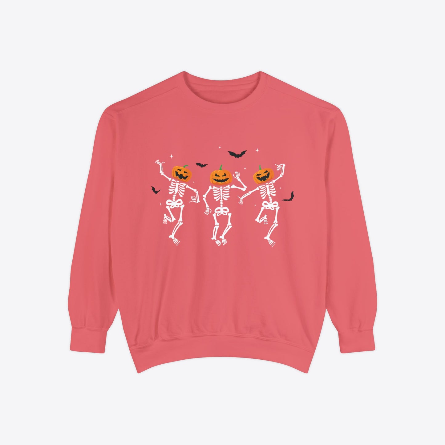 Dancing Pumpkin Head Skeleton Sweatshirt