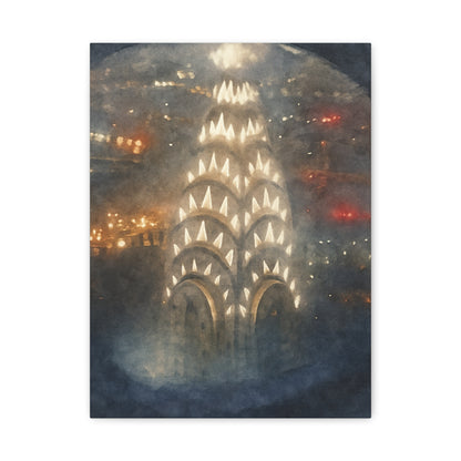 Through the Looking Glass, NYC Chrysler Building Canvas Print