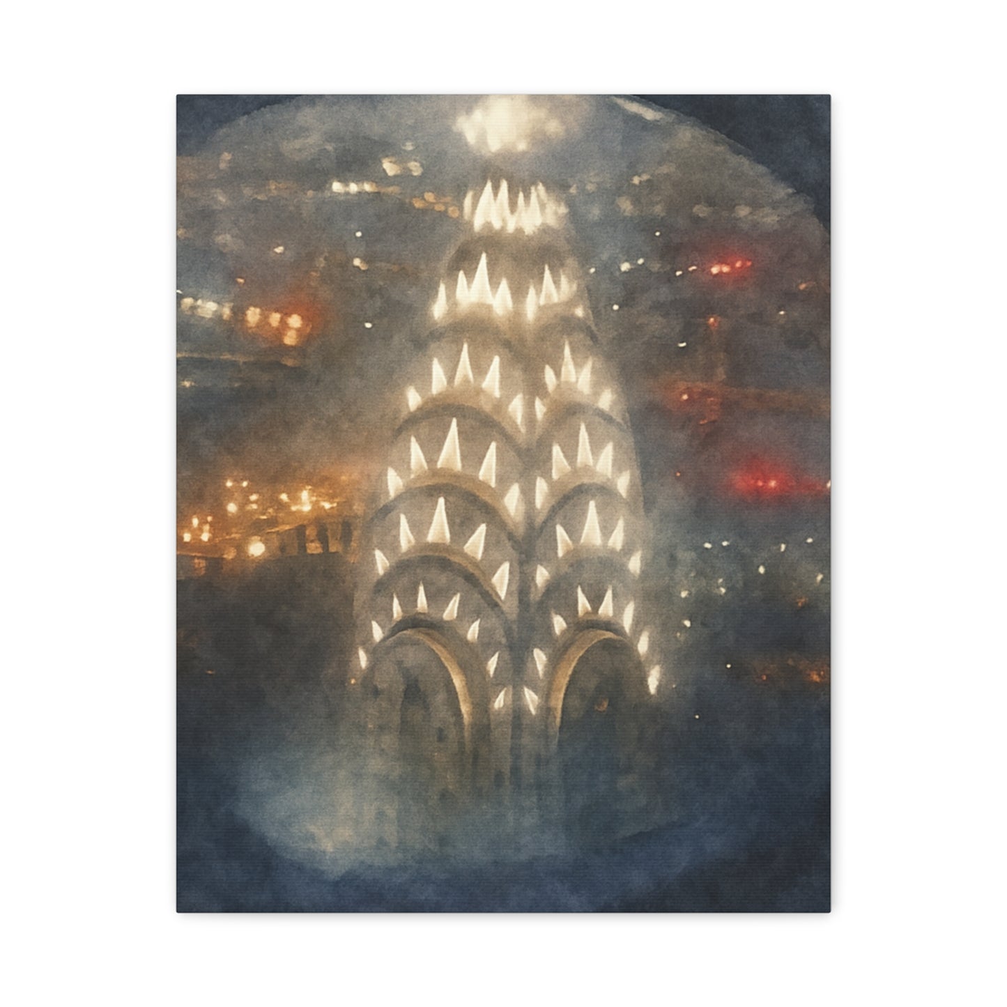 Through the Looking Glass, NYC Chrysler Building Canvas Print