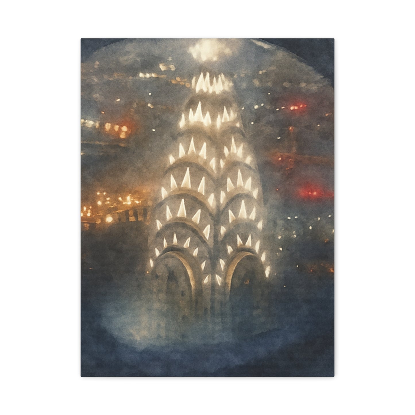 Through the Looking Glass, NYC Chrysler Building Canvas Print