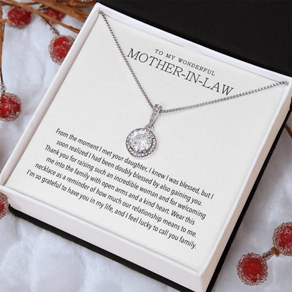 Mother-In-Law Thank You Daughter Necklace