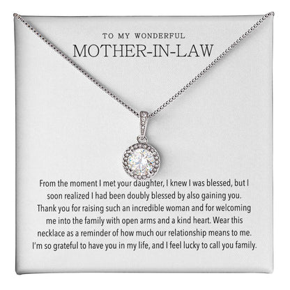 Mother-In-Law Thank You Daughter Necklace