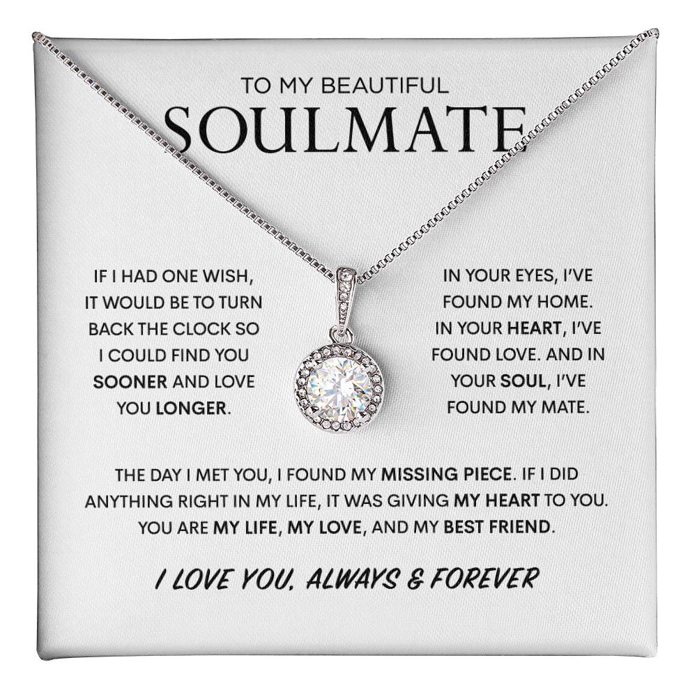 Beautiful Soulmate Keepsake Necklace
