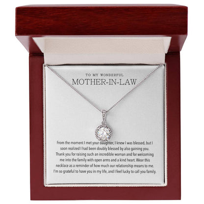 Mother-In-Law Thank You Daughter Necklace