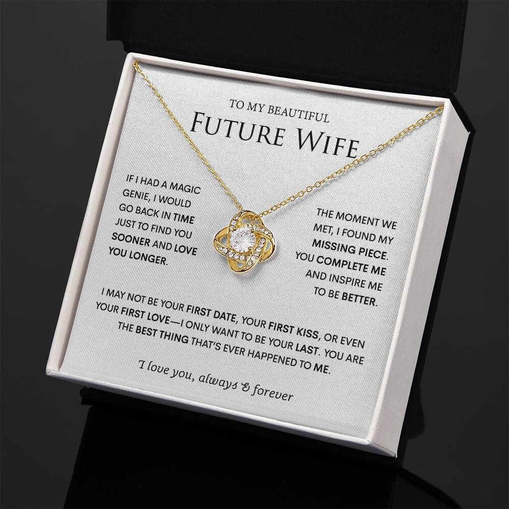 Future Wife Love Knot Necklace