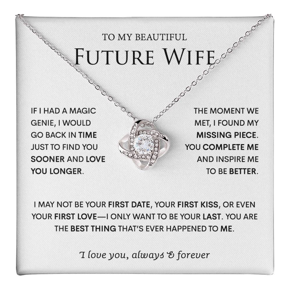 Future Wife Love Knot Necklace