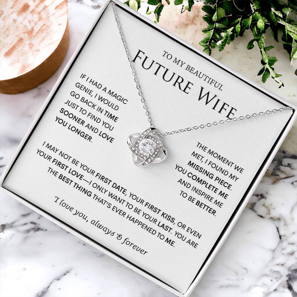 Future Wife Love Knot Necklace