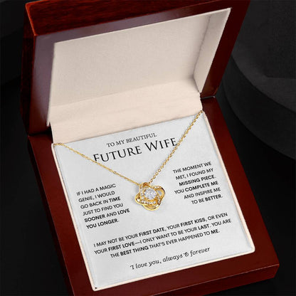 Future Wife Love Knot Necklace