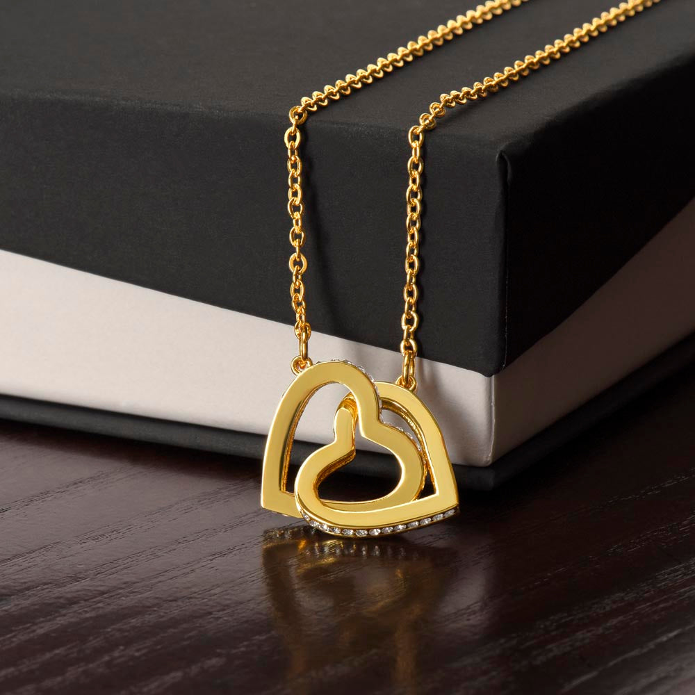 Daughter Interlocking Hearts Necklace