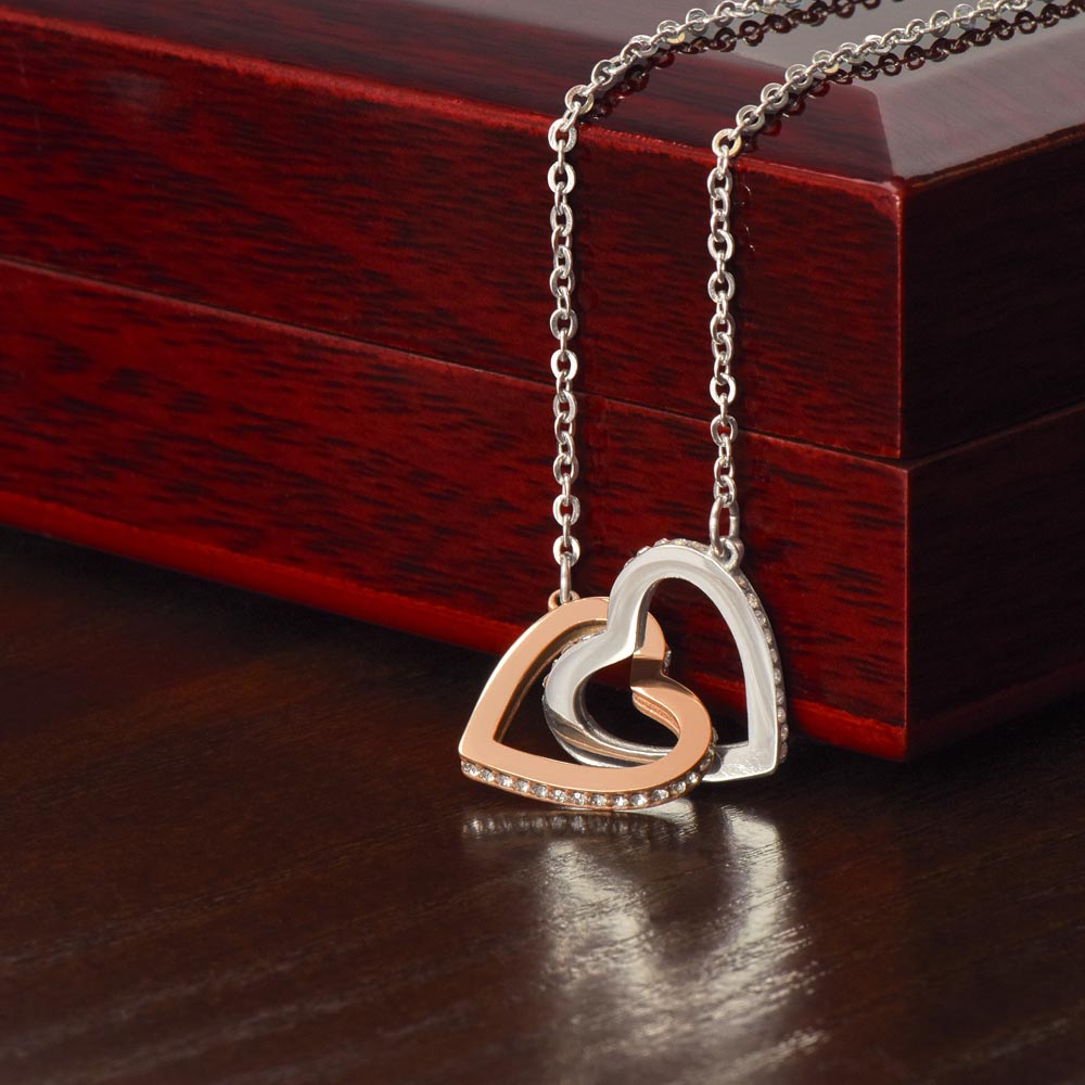 Daughter Interlocking Hearts Necklace