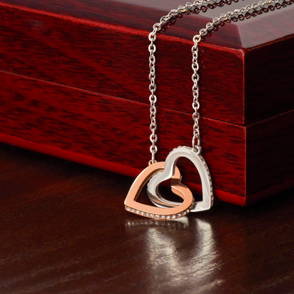 Daughter Interlocking Hearts Necklace