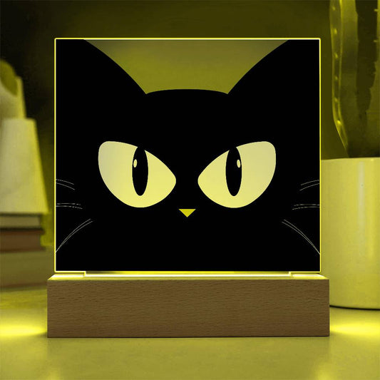 Black Cat LED Night Light