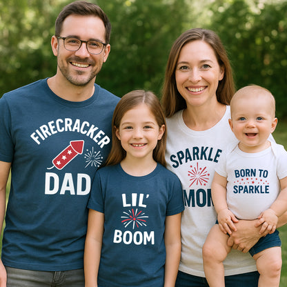 Firecracker Dad Patriotic Tee